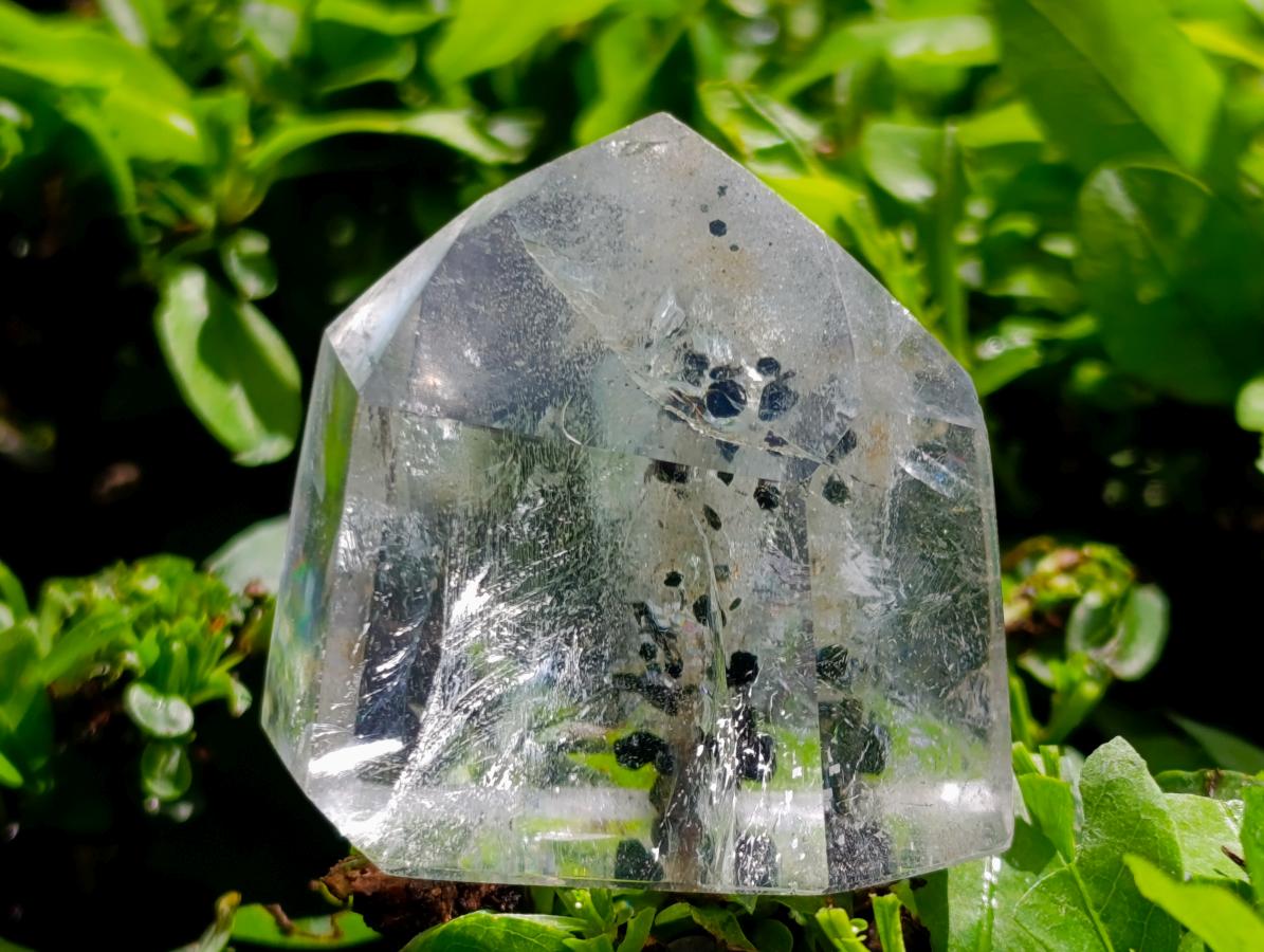 Polished Quartz Crystal with Inclusions x 1 From Madagascar