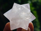 Polished Rose Quartz Girasol Merkabah x 1 From Ambatondrazaka, Madagascar