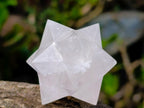Polished Rose Quartz Girasol Merkabah x 1 From Ambatondrazaka, Madagascar