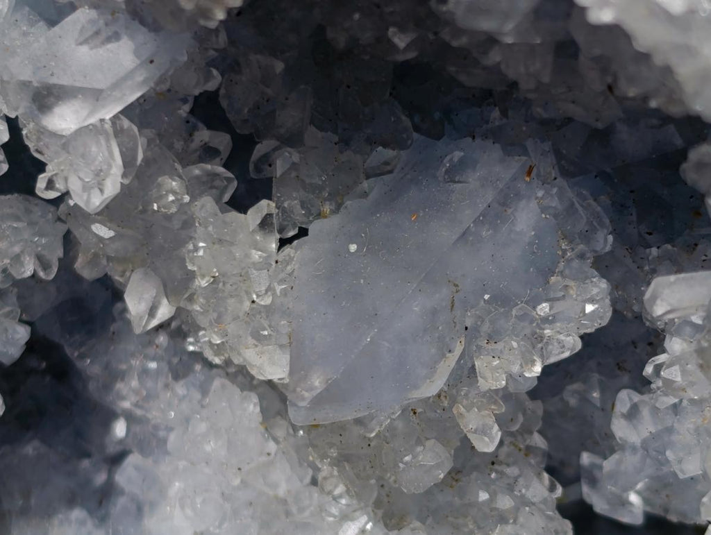 Polished Large Celestite Crystal Geode Egg x 1 From Sakoany, Madagascar