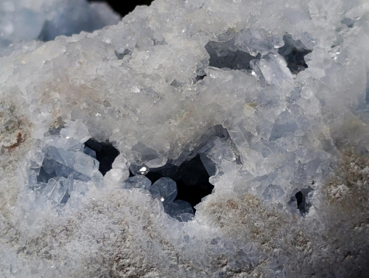 Polished Large Celestite Crystal Geode Egg x 1 From Sakoany, Madagascar
