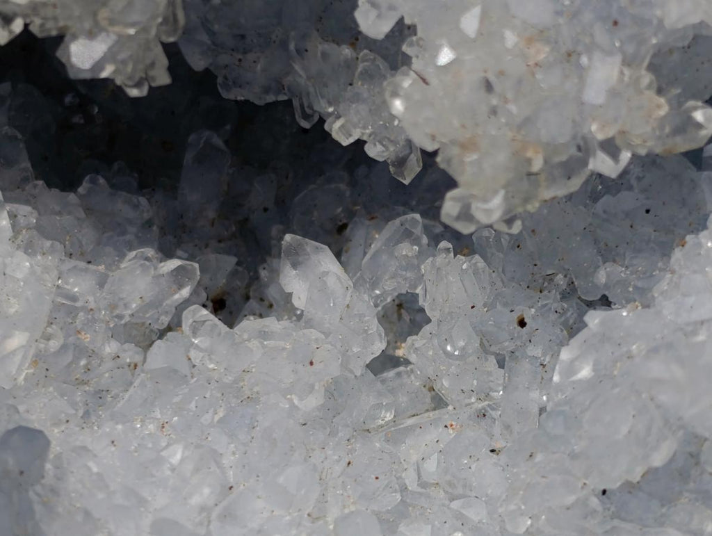 Polished Large Celestite Crystal Geode Egg x 1 From Sakoany, Madagascar