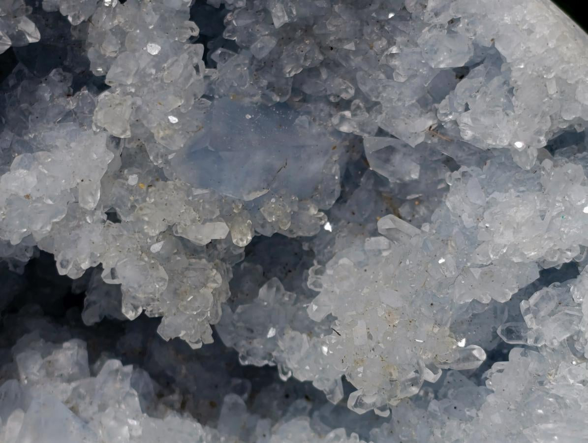 Polished Large Celestite Crystal Geode Egg x 1 From Sakoany, Madagascar
