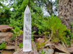 Polished Clear Quartz Crystal Wand x 1 From Madagascar