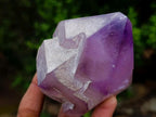 Polished Window Amethyst Floater Crystal x 1 From Ambatondrazaka, Madagascar