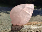 Hand Made Set of 4 Gemmy Rose Quartz Leaf Shaped Bowls x 1 From Ambatondrazaka, Madagascar