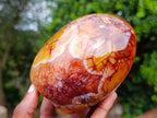 Polished Large Carnelian Standing Display Piece "The Red Eye" x 1 From Madagascar