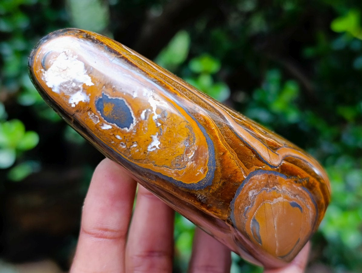 Polished Golden River Tigers Eye Standing Display Piece x 1 From South Africa