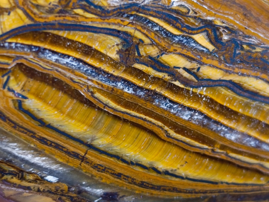 Polished Golden River Tigers Eye Standing Display Piece x 1 From South Africa