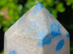 Polished Blue Spotted Spinel Display Crystal x 1 From Madagascar