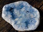 Natural Cabinet Size Blue Celestite Geode Specimen x 1 From Sakoany Madagascar