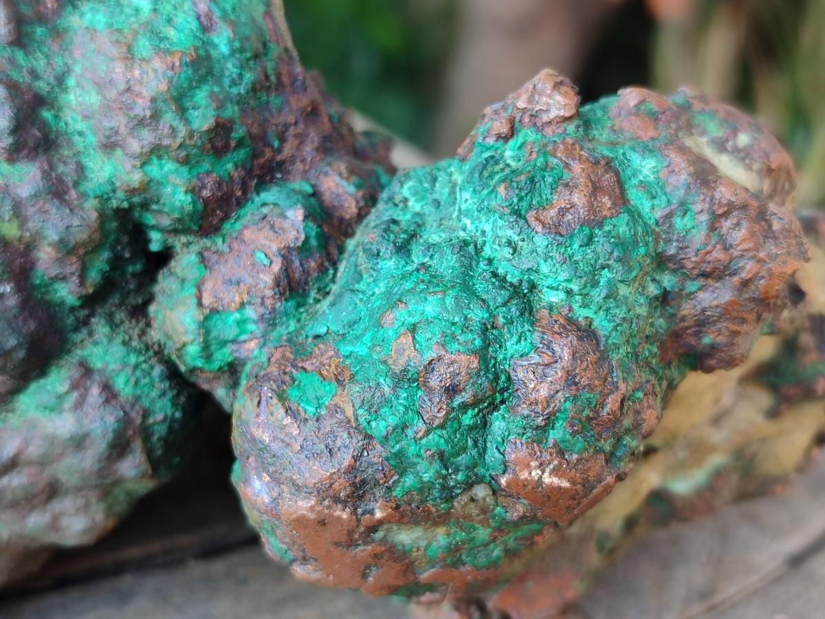 Polished One Side Native Copper Ingot Specimen x 1 From Kolwezi, Congo
