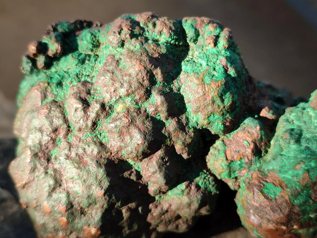 Polished One Side Native Copper Ingot Specimen x 1 From Kolwezi, Congo