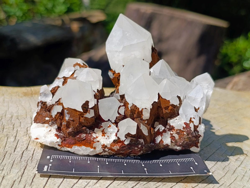 Natural Hollandite Star Quartz Cluster x 1 From Ambositra, Madagascar