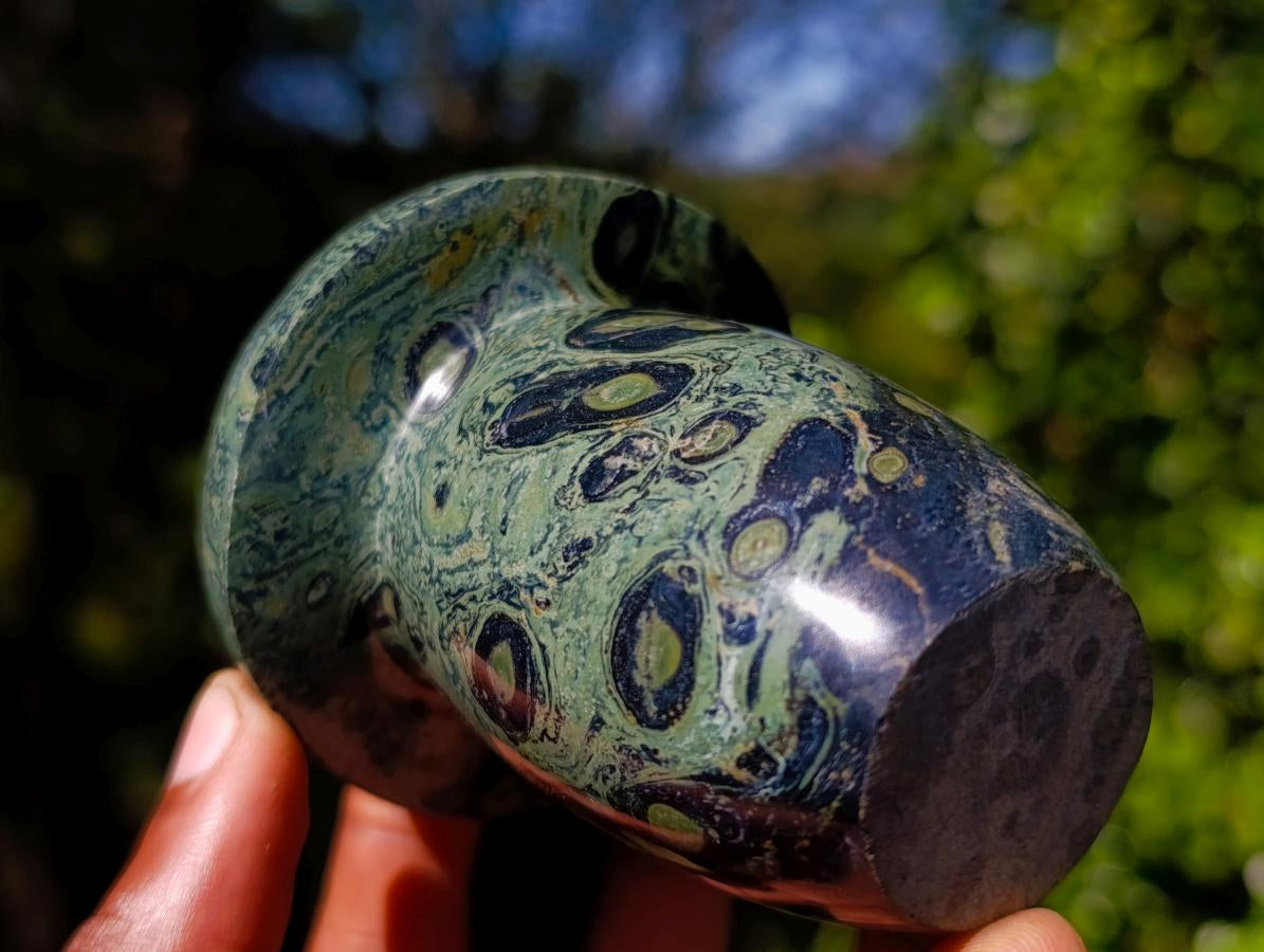 Polished Large Stromatolite Mushroom Carving x 1 From Mahajanga, Madagascar