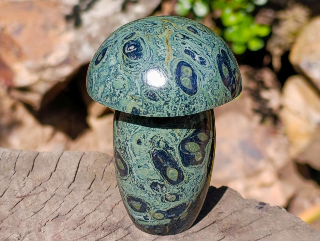 Polished Large Stromatolite Mushroom Carving x 1 From Mahajanga, Madagascar