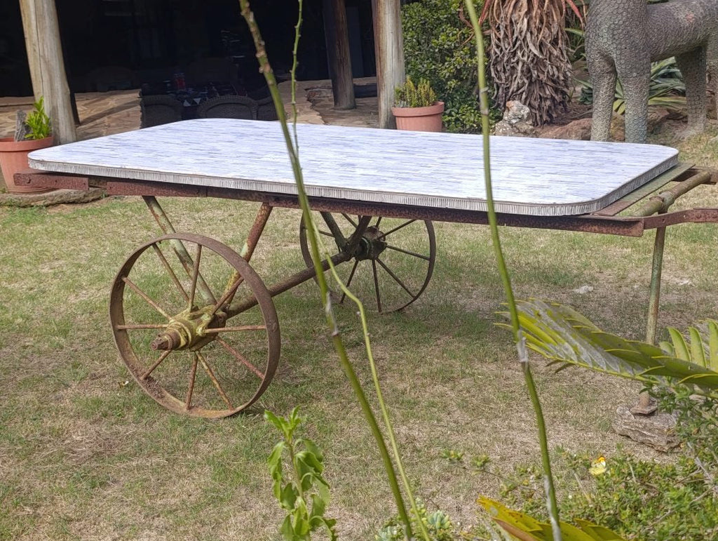 Hand Made XXX Rare Blue Lace Agate Table Top x 1 From Namibia