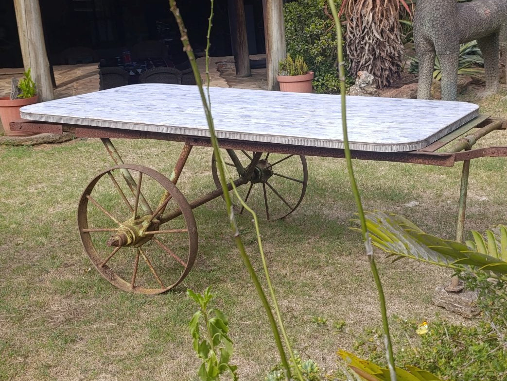 Hand Made XXX Rare Blue Lace Agate Table Top x 1 From Namibia