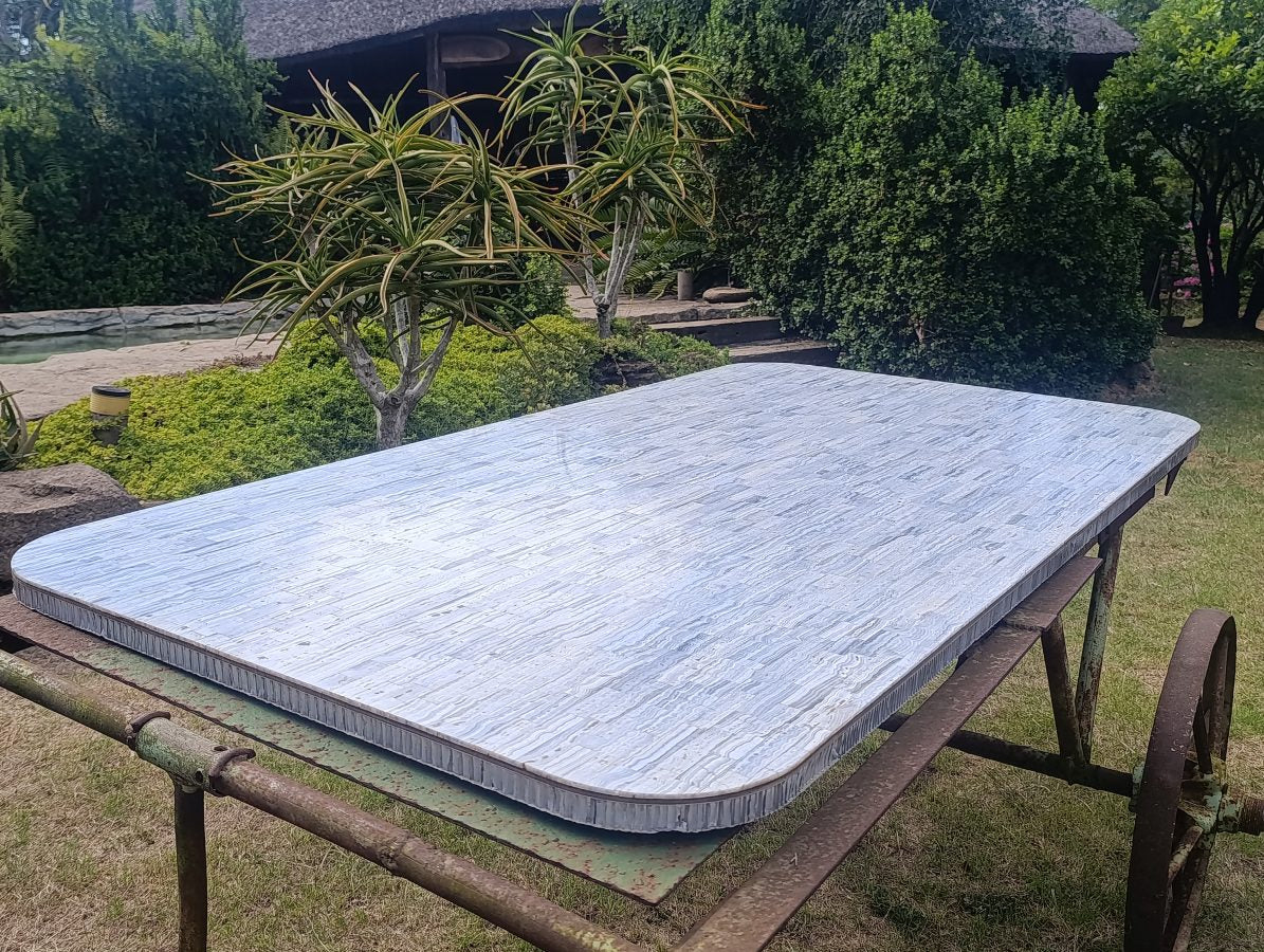 Hand Made XXX Rare Blue Lace Agate Table Top x 1 From Namibia