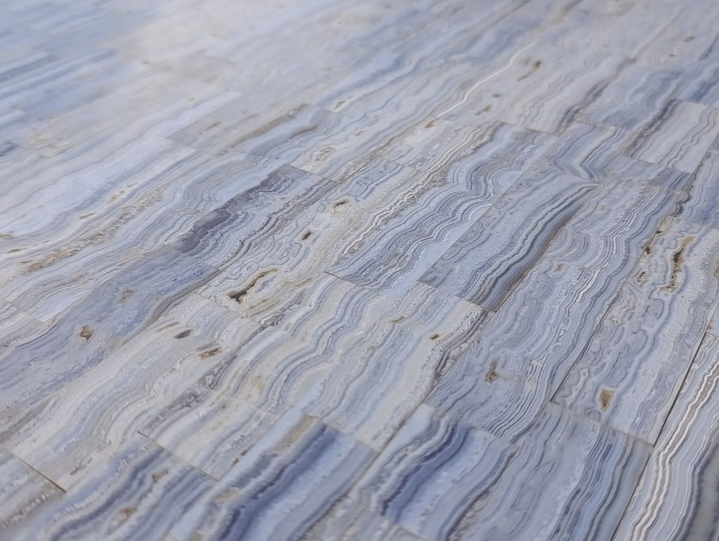 Hand Made XXX Rare Blue Lace Agate Table Top x 1 From Namibia