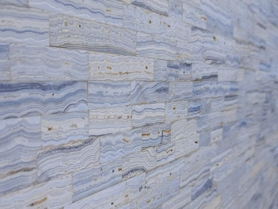 Hand Made XXX Rare Blue Lace Agate Table Top x 1 From Namibia