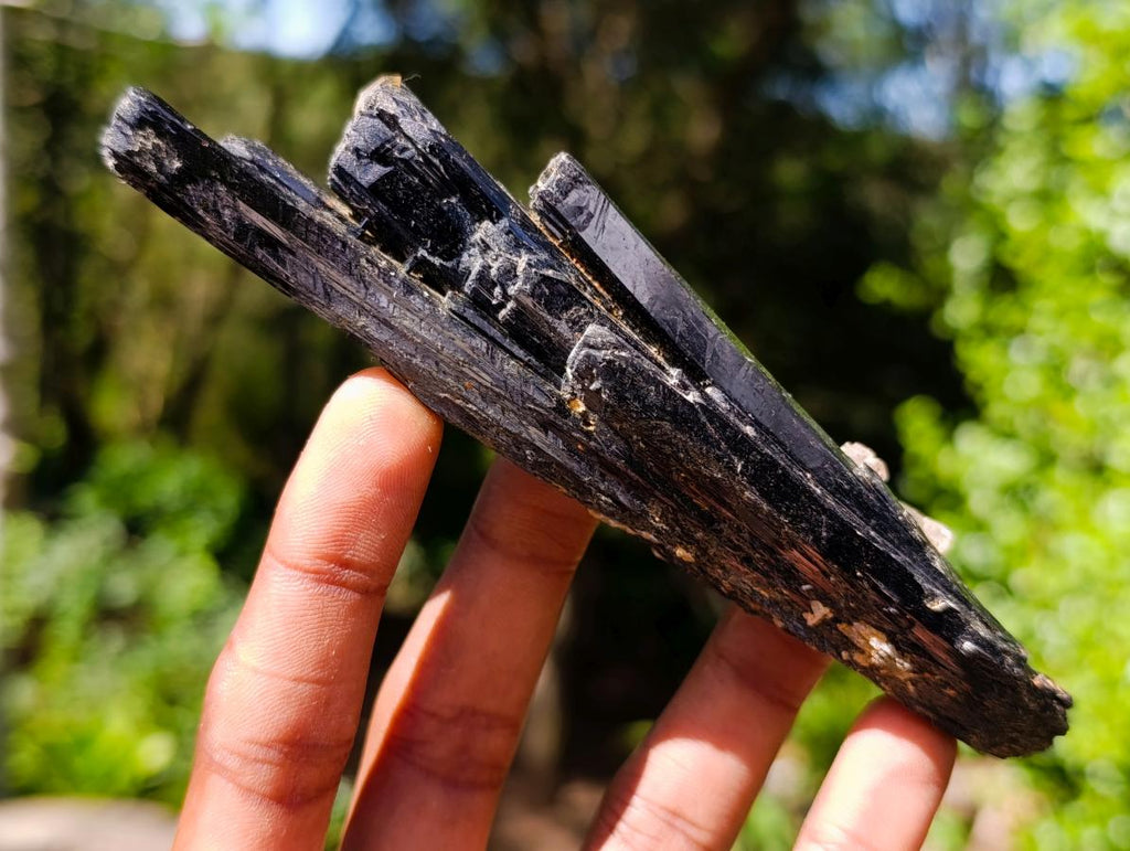 Natural Large Multi Terminated Aegirine with Smokey Quartz x 1 From Zomba, Malawi