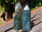 Polished Pair of Labradorite Display Crystals x 1 From Tulear, Madagascar