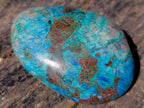 Polished Shattuckite, Azurite, Copper and Chrysocolla Free Form x 1 From Kaokoveld, Namibia