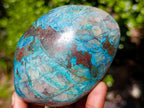 Polished Shattuckite, Azurite, Copper and Chrysocolla Free Form x 1 From Kaokoveld, Namibia
