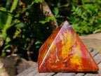 Polished Madagascar Flame Jasper Pyramid x 1 From Madagascar