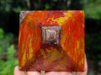 Polished Madagascar Flame Jasper Pyramid x 1 From Madagascar