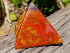 Polished Madagascar Flame Jasper Pyramid x 1 From Madagascar
