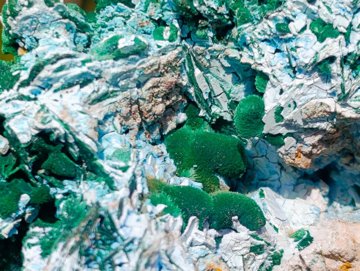 Natural Malachite Pseudomorph with Chrysocolla Specimen x 1 From Kolwezi, Congo