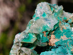 Natural Barite Specimen with Malachite Phantoms x 1 From Shinkolobwe Mine, Congo