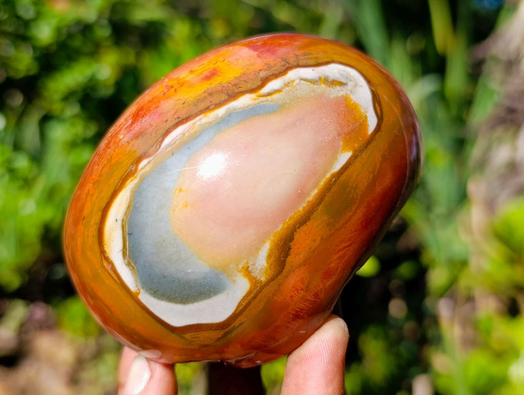 Polished Polychrome Jasper Domed Display Piece x 1 From Madagascar