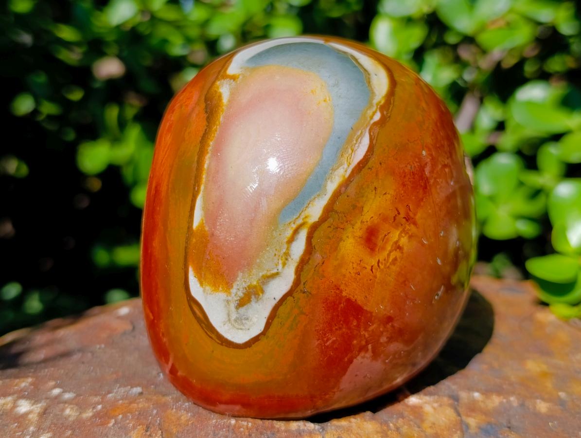 Polished Polychrome Jasper Domed Display Piece x 1 From Madagascar