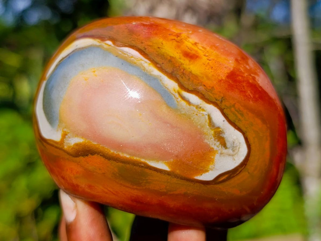 Polished Polychrome Jasper Domed Display Piece x 1 From Madagascar