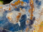 Polished Translucent Watermelon Fluorite Slice x 1 From Uis, Namibia