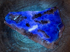 Polished Translucent Watermelon Fluorite Slice x 1 From Uis, Namibia