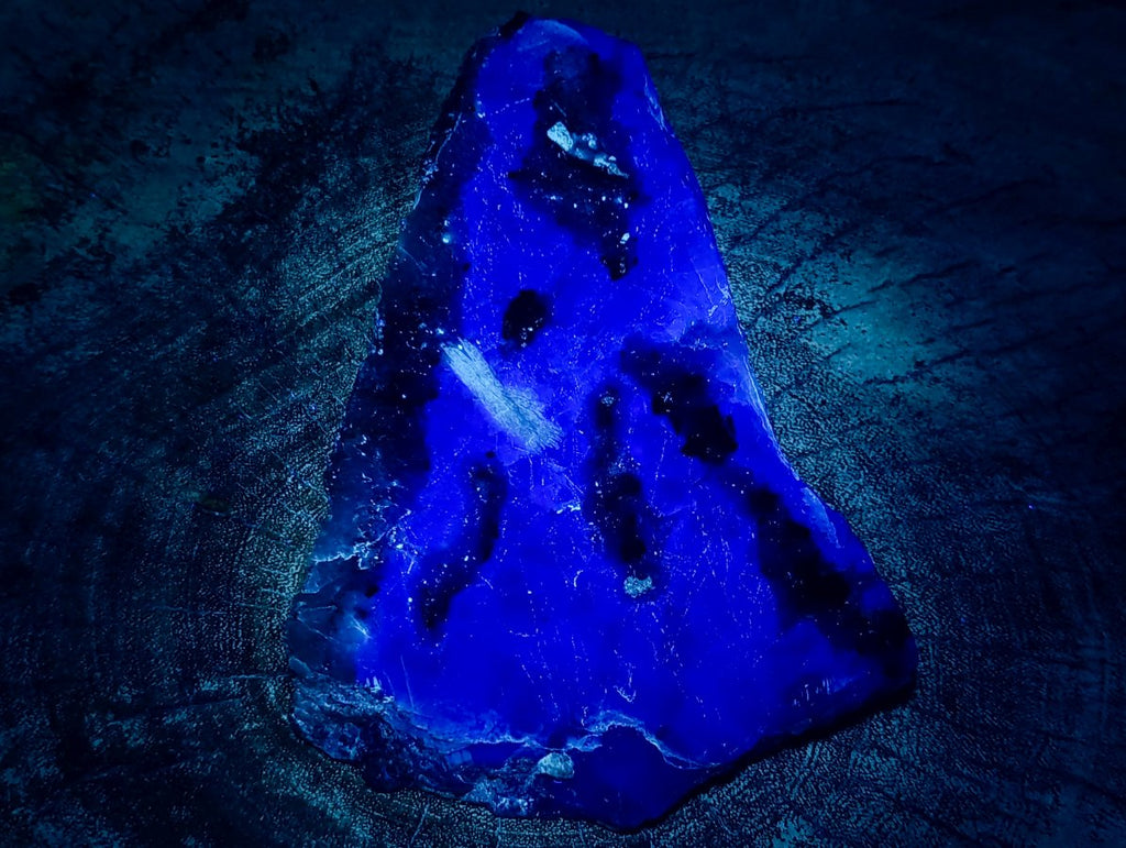Polished Translucent Watermelon Fluorite Slice x 1 From Uis, Namibia