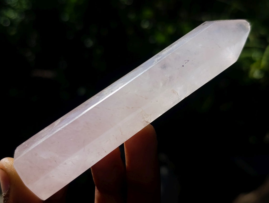 Polished Gemmy Rose Quartz Crystal Wand -Sold Per Piece - From Ambatondrazaka, Madagascar