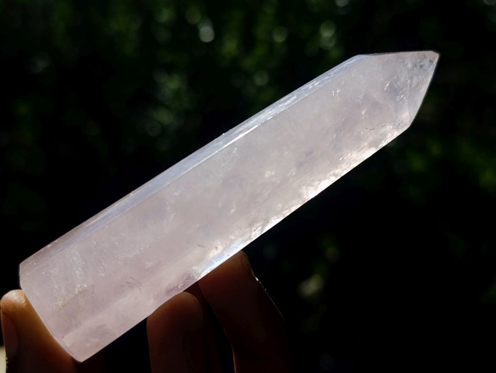 Polished Gemmy Rose Quartz Crystal Wand -Sold Per Piece - From Ambatondrazaka, Madagascar