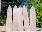 Polished Gemmy Rose Quartz Crystal Wand -Sold Per Piece - From Ambatondrazaka, Madagascar
