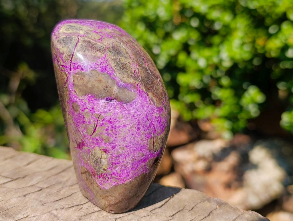 Polished Rare Stichtite and Serpentine Standing Display Piece x 1 From Barberton, South Africa