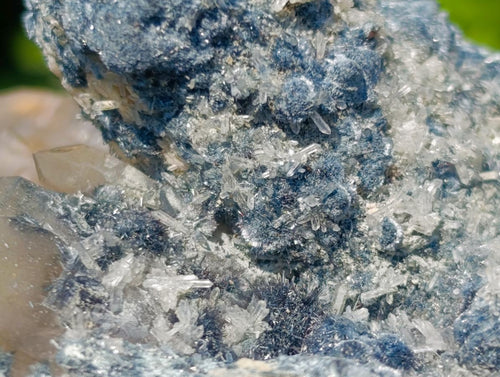 Natural Rare Foitite Coated Feldspar and Smokey Quartz Cluster Specimen x 1 From Erongo Mountain, Namibia