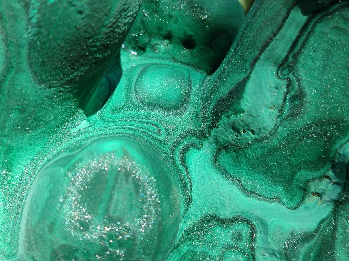 Natural Large Malachite Stalagmite Specimen x 1 From Kolwezi, Congo