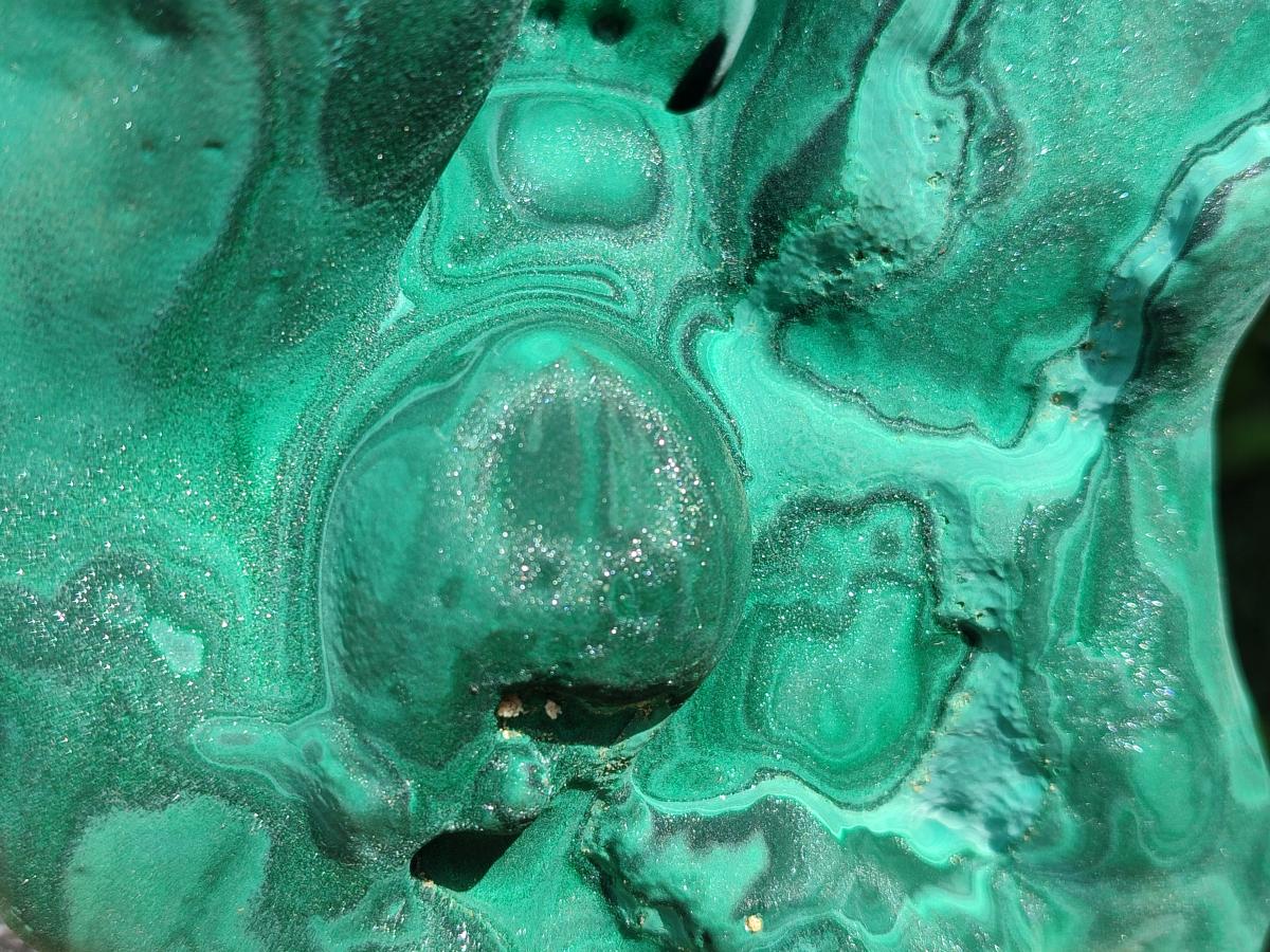 Natural Large Malachite Stalagmite Specimen x 1 From Kolwezi, Congo