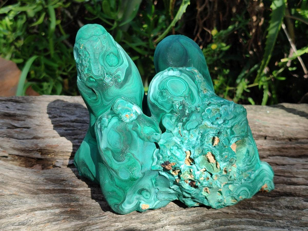 Natural Large Malachite Stalagmite Specimen x 1 From Kolwezi, Congo