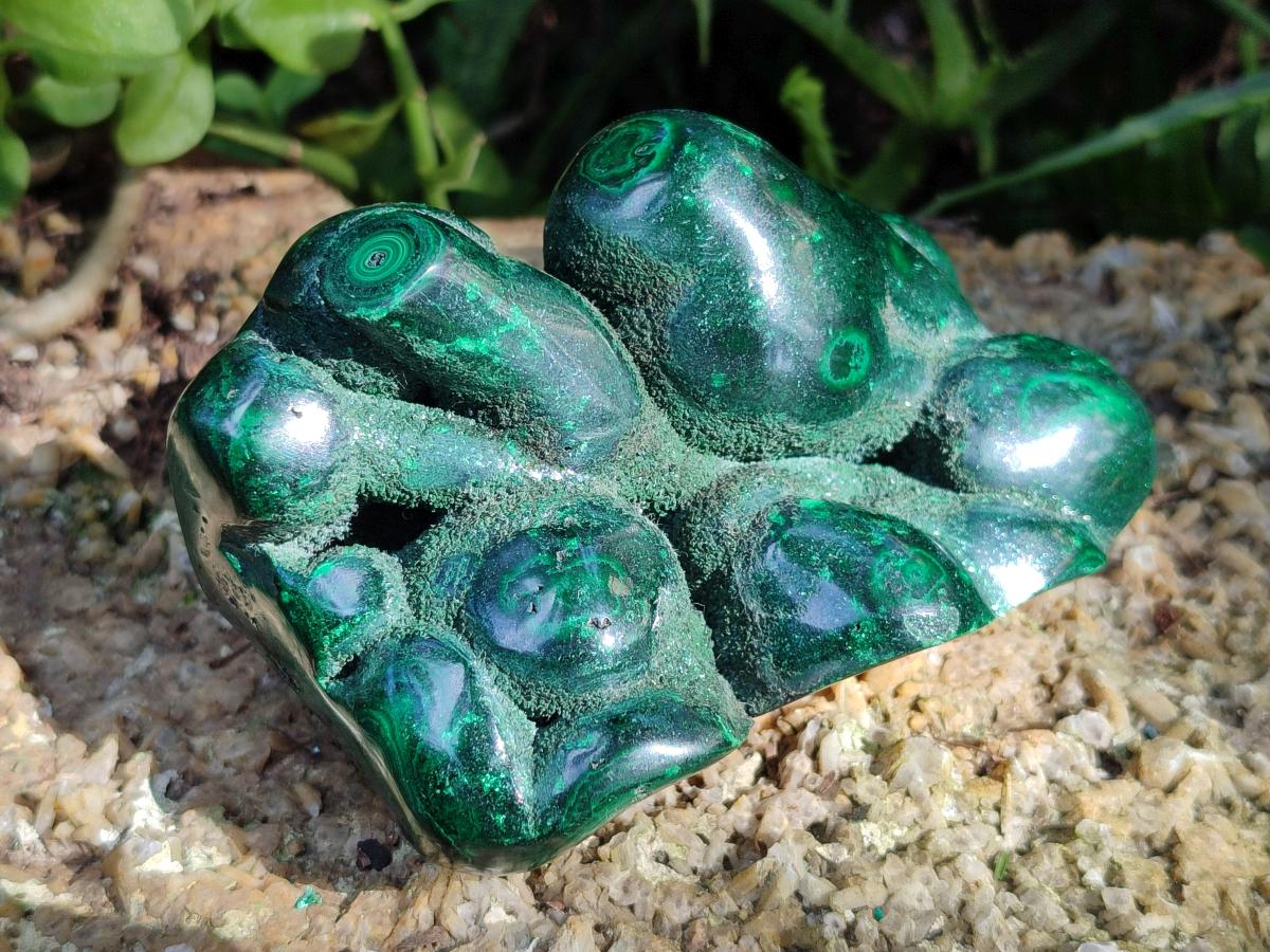 Polished Malachite Stalactite Specimen x 1 From Kolwezi, Congo