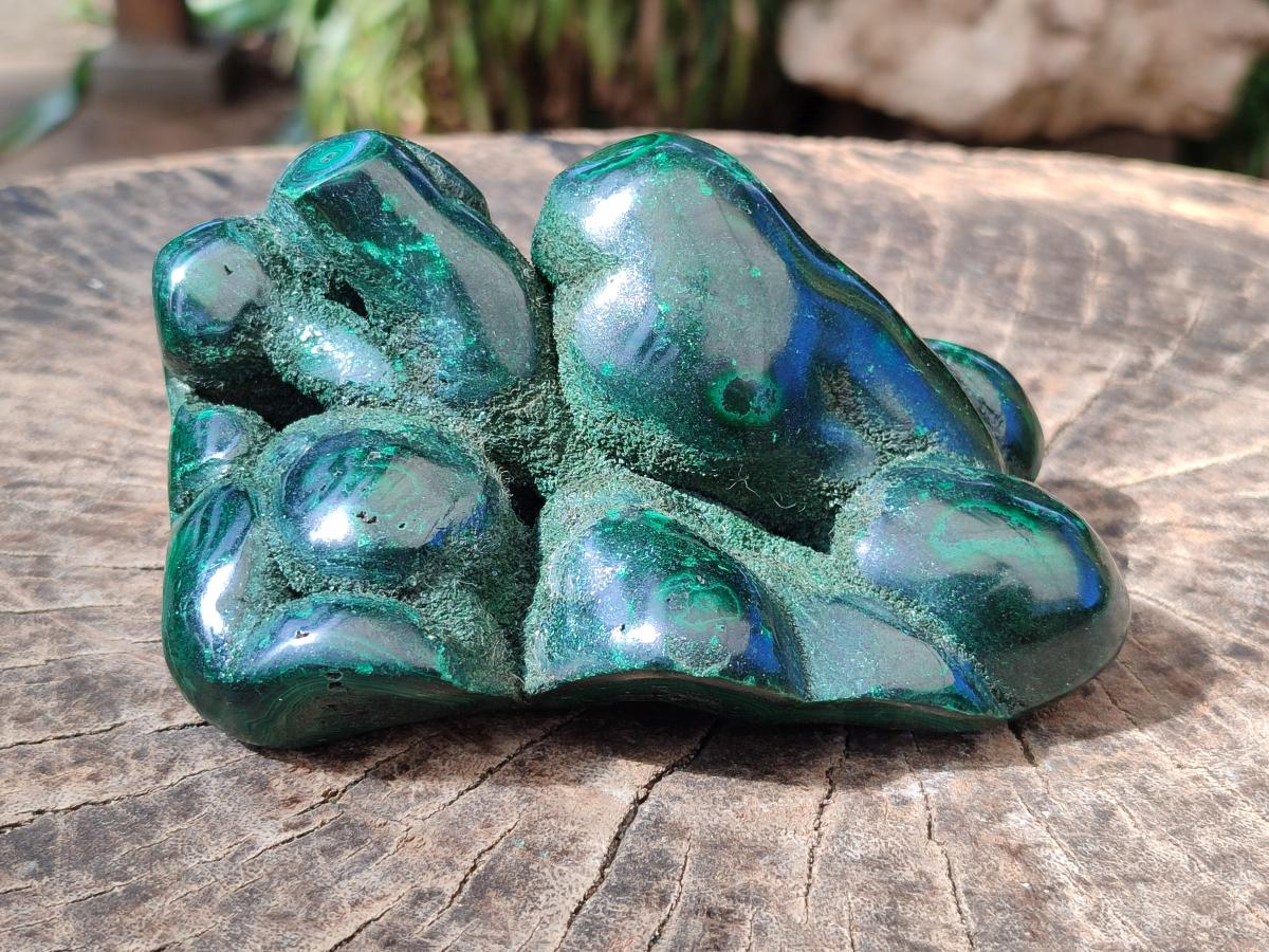 Polished Malachite Stalactite Specimen x 1 From Kolwezi, Congo